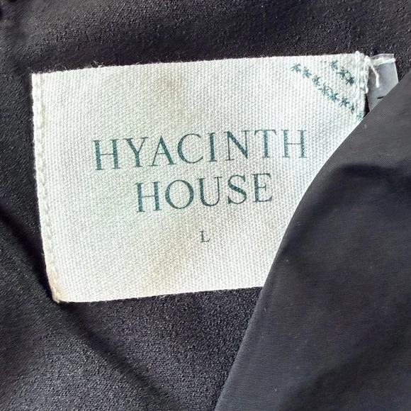 Tuckernuck Hyacinth House Black Tinsley Mini Dress Size Large